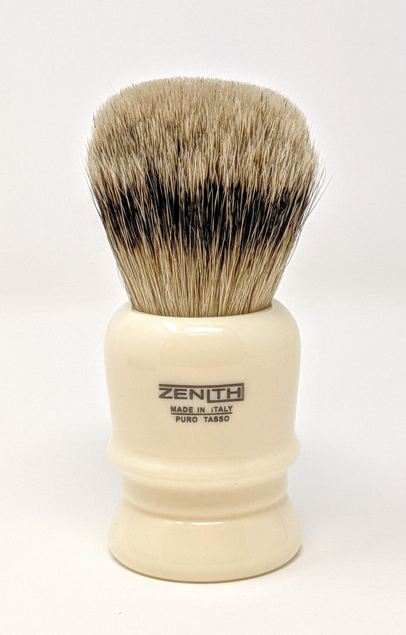 The Big One - Zenith Resin Silvertip Brush With 31mm x 57mm Made In Italy P21