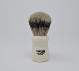 Zenith Ivory Silvertip Brush. XL 28mm. Made in Italy. Compare to RazoRock. P2