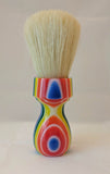 Retro Multicolored Resin Boar Shave Brush by Zenith B26