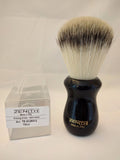 Zenith Ergo Resin Handle Synthetic Black Shave Brush. 26mm. S10