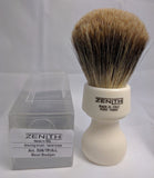 Resin Handle XL Best Badger Ivory Shave Brush by Zenith T3