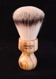 Zenith Olive Wood Synthetic Shave Brush.  S5