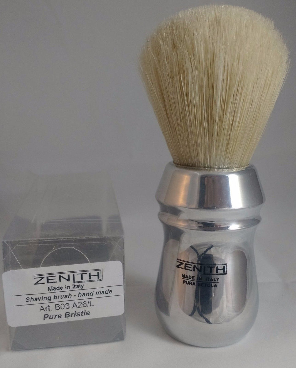 Big Scrubby Zenith Pro Aluminum Handle XL Boar Shave Brush