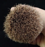 Zenith Walnut Best Badger Shave Brush. Small 22mm T1