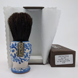 Handcrafted Sicilian Ceramic Horse Hair Brush by Zenith. 28mm Knot. H6