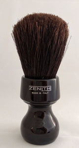 Zenith Horse Brush With Black Resin Handle. H3