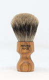 Zenith Olive Wood Best Badger Shave Brush. 27.5 mm. Made in Italy. T6