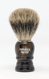 Zenith Walnut Best Badger Shave Brush. Small 22mm T1