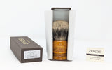 Amber Manchurian Badger Brush by Zenith. 28mm Knot Made in Sicily. M35