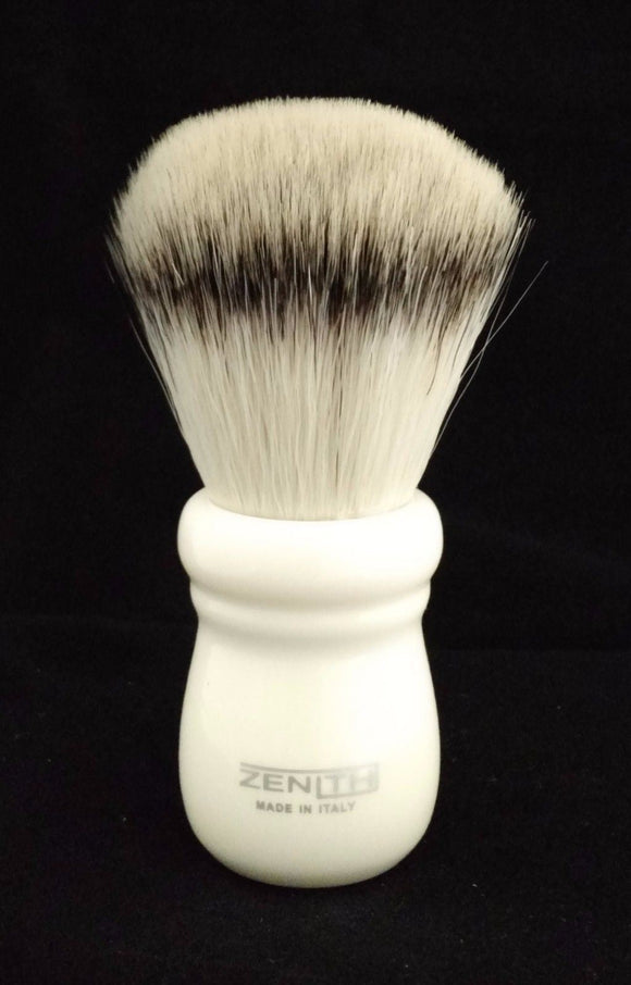 Zenith Ivory Handle XL Synthetic Shave Brush.  S1