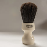 Zenith Horse Brush With White Resin Handle. H4