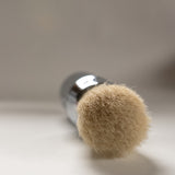 Big Scrubby Chromed - All Metal Boar Shave Brush by Zenith 28x50mm B21