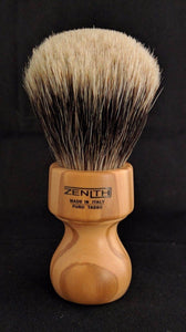 Manchurian Olive Wood Shave Brush by Zenith M5