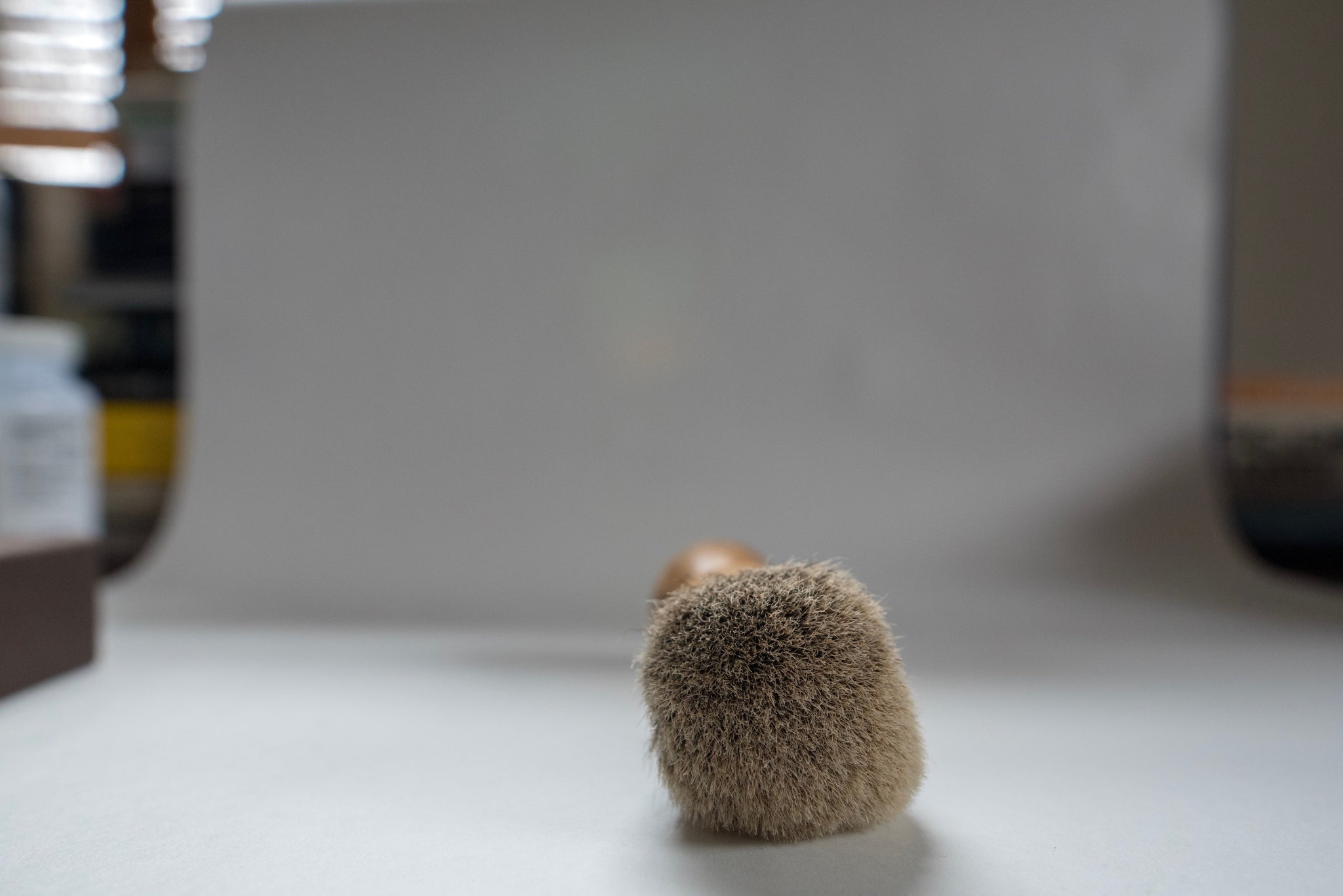 Zenith Manchurian Olive Wood Shave Brush. M11 – The Gentle Shave