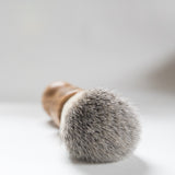 Zenith Olive Wood Synthetic Shave Brush.  S5