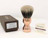 Zenith Copper Manchurian Badger Brush. 27.5mm Made In Italy M23