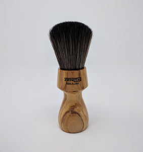 Zenith Black Synthetic Brush With Olive Wood Handle 27.5mm N3