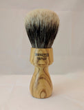 Zenith Manchurian Olive Wood Shave Brush. M11