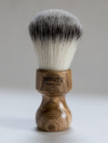 Zenith Olive Wood Synthetic Shave Brush.  S5