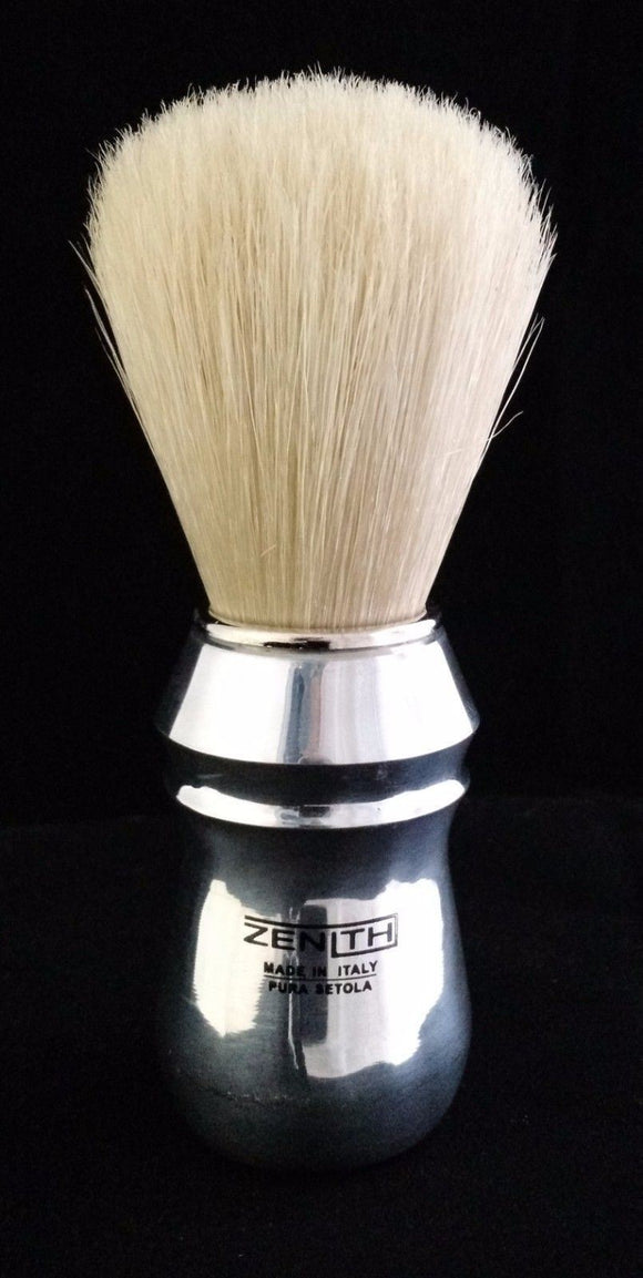 Zenith Pro Aluminum Handle Big Boar Shave Brush. 26x57mm knot.  B2