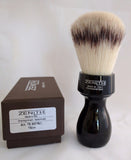 Retro Black Resin Handle With Synthetic Knot Brush by Zenith.  S8