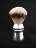 Large Pro Aluminum Silvertip Brush by Zenith 26mm Knot P11