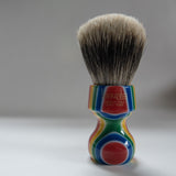 Multicolored Resin Manchurian Brush by Zenith M14