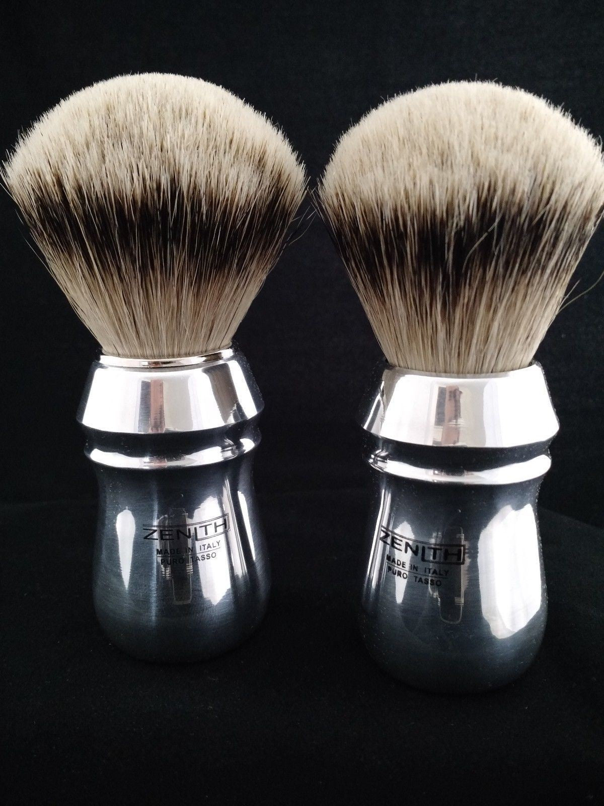Large Pro Aluminum Silvertip Brush by Zenith 26mm Knot P11 – The