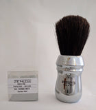 28mm Chromed Copper Handle Horse Brush by Zenith. All metal Handle. Italia H5