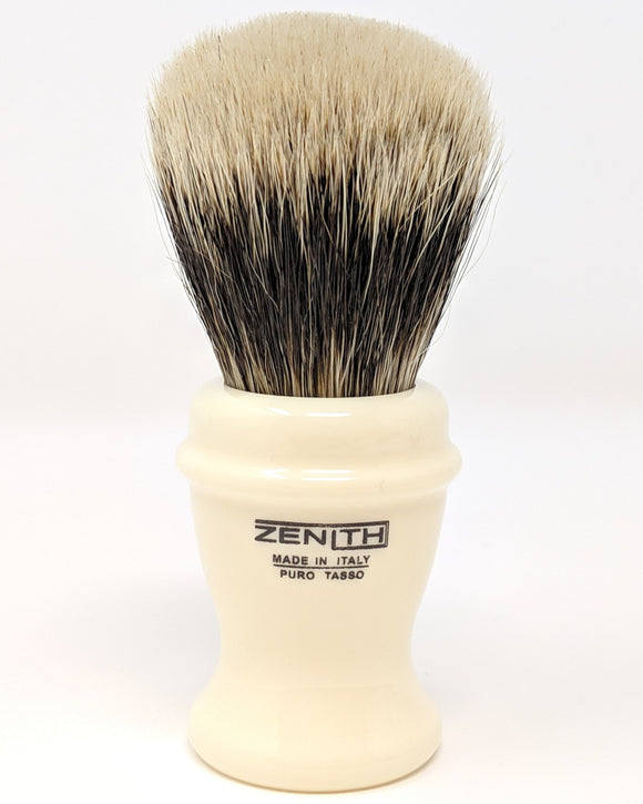 Zenith Classic Ivory Resin Manchurian Brush. Made in Italy. M21