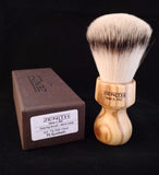 Zenith Olive Wood Synthetic Shave Brush.  S5