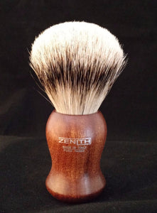 Zenith Kotibe Wood Premium Silvertip Shave Brush 24.5 mm P9
