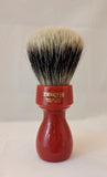 Red Retro Resin Manchurian Brush by Zenith M12