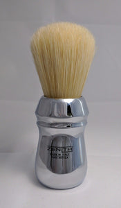 XL Pro All Metal Chromed Big Boar Shave Brush by Zenith. 27x57mm B20