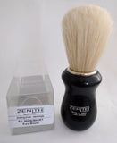 Black Resin Boar Shave Brush. Short by Zenith 22.5 x 52 mm Knot. B22