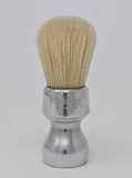 Short Retro Aluminum Handle Boar Brush by Zenith Made In Italy B30
