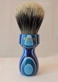 Mult-Colored Blue Resin Manchurian Brush. by Zenith M13