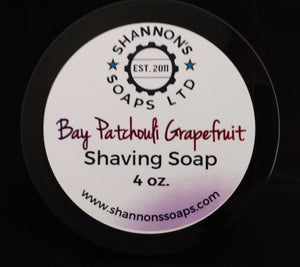Bay Patchouli Grapefruit by Shannon's Soap Tallow/Lanolin/Essential Oil 4 ounce.