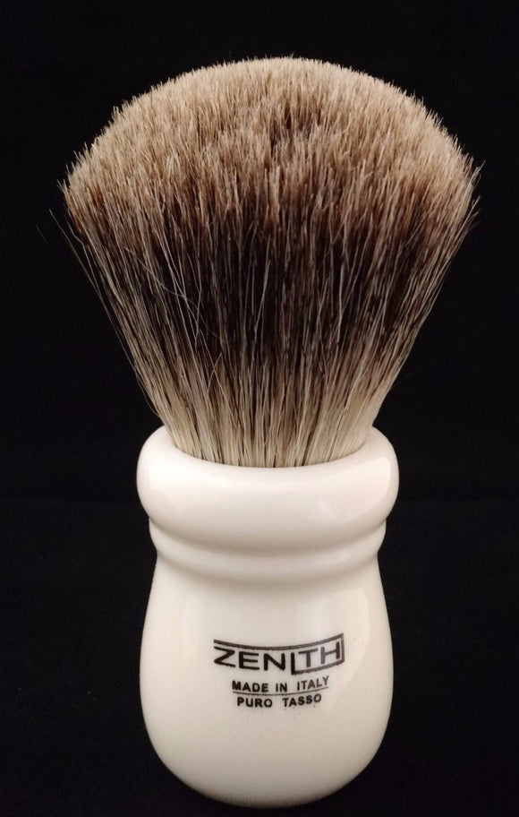 Zenith Ivory Best Badger Brush. XL 28mm. Made in Italy. Compare to RazoRock. T5