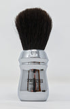 Extra Soft Horse Shave Brush by Zenith. Chromed Handle. Made In Italy E6