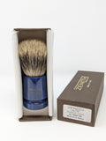 Modern Blue Resin Manchurian Brush by Zenith 28mm Knot M31