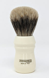 Manchurian Badger With Traditional Italian Barber Handle in Resin by Zenith M32