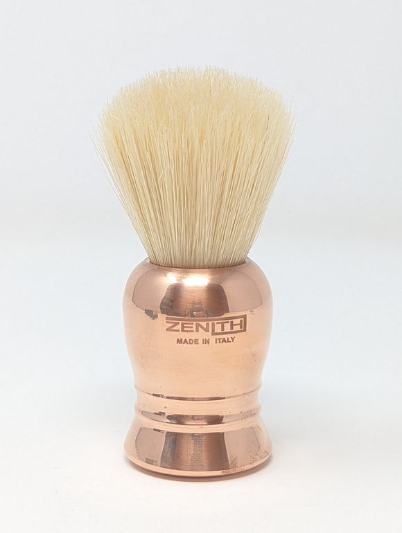Copper Short and Scrubby Boar Brush by Zenith. Made in Italy 24mm. B41