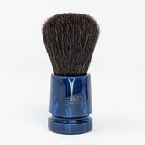 Extra Soft Horse Hair Brush with Modern Blue Resin Handle. 28mm Made in Italy E8