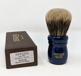 Blue Chubby - 28mm Large Knot Manchurian Brush by Zenith Made In Italy M28