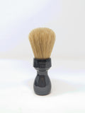 Unbleached Boar Brush w/Retro Black Resin Handle by Zenith. 28mm Knot UB1