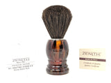 Zenith Extra Soft Horse Brush. Small Plastic Tortoise Handle. Made In Italy E3